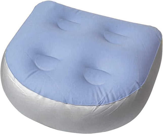 Hot Tub Booster Seat Soft Comfortable Spa Cushion Pad with 4 Pcs Suction Cups Inflatable Booster