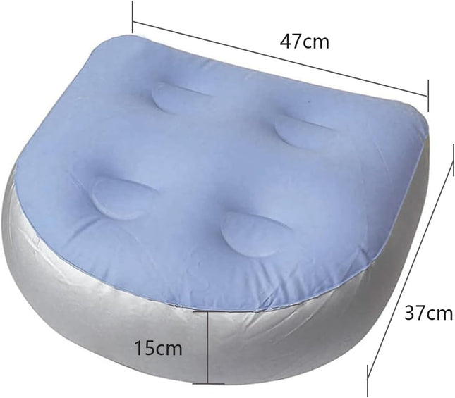 Hot Tub Booster Seat Soft Comfortable Spa Cushion Pad with 4 Pcs Suction Cups Inflatable Booster – product detail