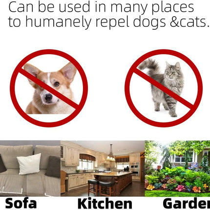 8 Pack Cat Repellent Outdoor/Indoor Scat Mat for Cats&Dogs, Keep Away Pest Plastic Mats with Spikes,16 x 13 Inches