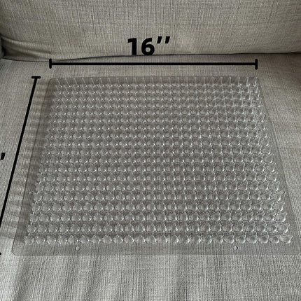 8 Pack Cat Repellent Outdoor/Indoor Scat Mat for Cats&Dogs, Keep Away Pest Plastic Mats with Spikes,16 x 13 Inches
