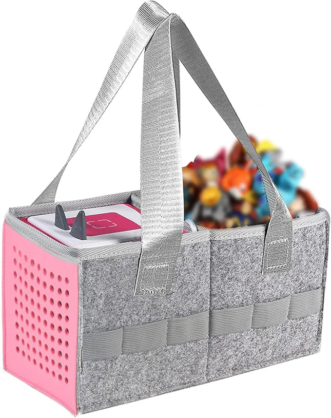 Carry Bag for Toniebox Audio Player Starter Set Felt Organizer Case for Tonie Starter Set Storage Bag