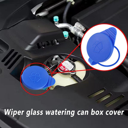 ID 51mm /2'' Good Sealing Windshield Wiper Fluid Cap,Compatible with 2012-2018 Ford Focus Windshield Wiper Washer Fluid Reservoir Tank Bottle, Blue