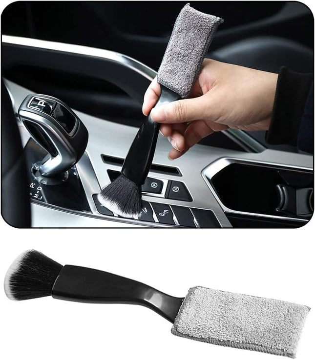 Double Head Brush for Car Cleaning Detailing Interior and Exterior