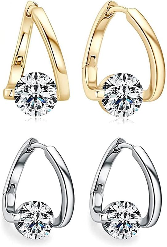 2 Pairs Flysmus Halolux Lymphvity Germanium Earrings Magnetotherapy Earrings Lymphatic V1259-DP01-A-4106
