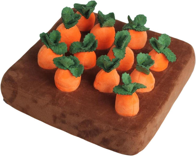 Dog Carrot Plush Toy Vegetable Fruit for Dogs Cats IQ Toy Pull The Carrot Stuffed Toy Molars Toy Pet – product detail