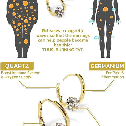 Flysmus Halolux Lymphatic Magnetic Earrings (2pairs-B)
