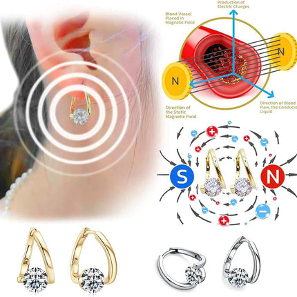 Flysmus Halolux Lymphatic Magnetic Earrings (2pairs-B)