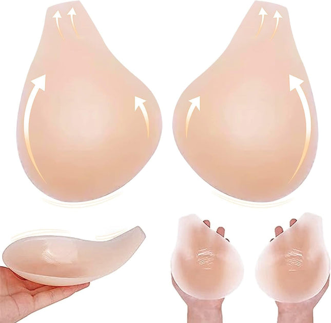 Adhesive Bra Sticky Bra for Women Breast Lifting Silicone Bra Self Adhesive Invisible Bra Strapless Push Up