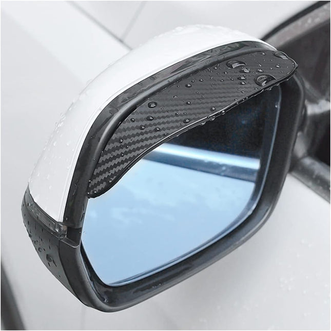 2PCS Smoke Visor Guards for Car Side Mirrors