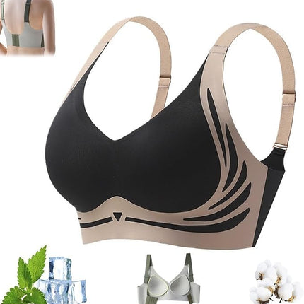 Super Gather Bra - Wireless Push-Up, Soft Comfortable Lift Bra for Everyday and Sports - Women's