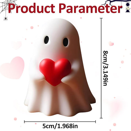 Ghost Figurine Ghost Decor, Spooky Resin Middle Finger Statue, Cute Decoration for Gift Props Tabletop Home Decor Best Gifts for Anniversary Weddings New Year