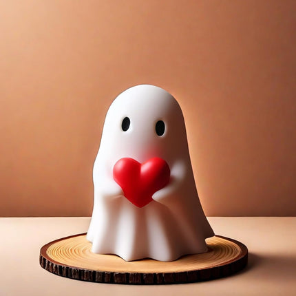 Ghost Figurine Ghost Decor, Spooky Resin Middle Finger Statue, Cute Decoration for Gift Props Tabletop Home Decor Best Gifts for Anniversary Weddings New Year