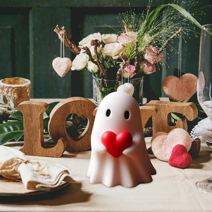 Ghost Figurine Ghost Decor, Spooky Resin Middle Finger Statue, Cute Decoration for Gift Props Tabletop Home Decor Best Gifts for Anniversary Weddings New Year