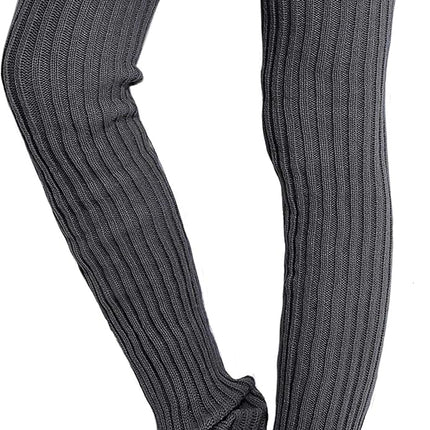 Women's Winter Thick Knit Extra Long Thigh High Leg Warmers