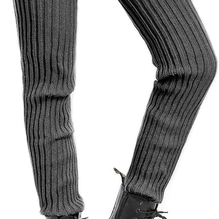 Women's Winter Thick Knit Extra Long Thigh High Leg Warmers