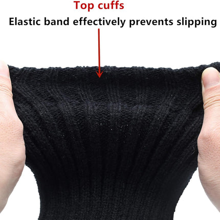Women's Winter Thick Knit Extra Long Thigh High Leg Warmers