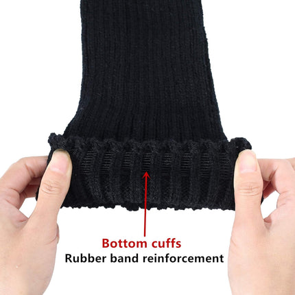 Women's Winter Thick Knit Extra Long Thigh High Leg Warmers