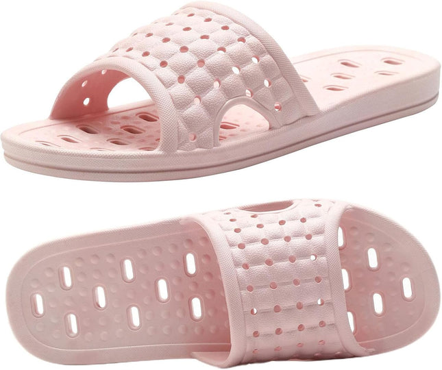 Bath Slippers with Drainage Holes Quick-Drying Non-Slip Slippers Dormitory Home Bathroom Slippers Unisex