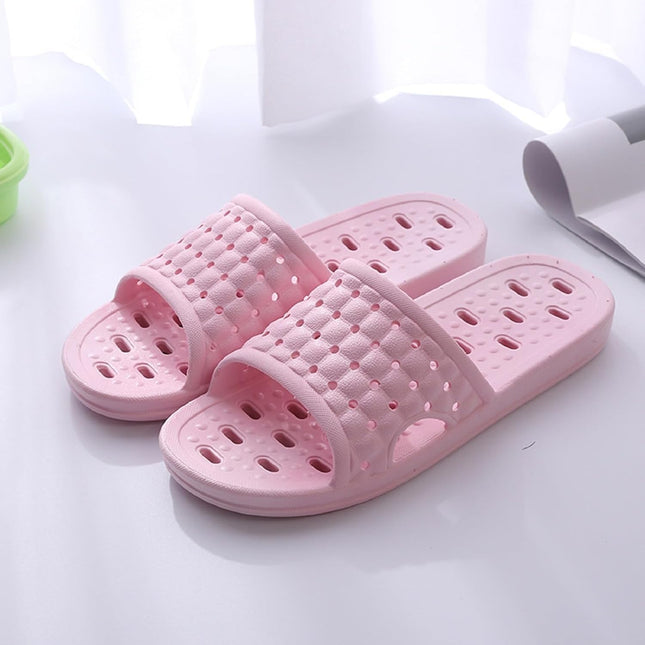 Bath Slippers with Drainage Holes Quick-Drying Non-Slip Slippers Dormitory Home Bathroom Slippers Unisex – product detail