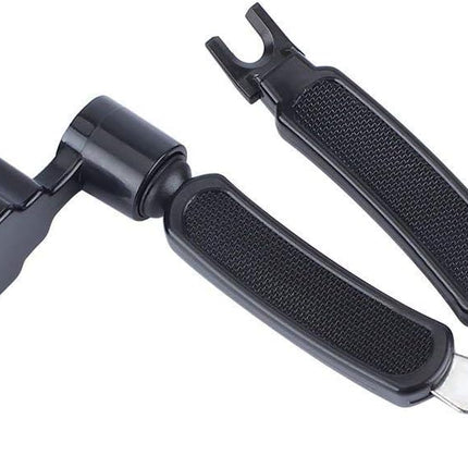 Professional Guitar String Winder Cutter and Bridge Pin Puller, Guitar Repair Tool Functional 3 in 1 (Black)