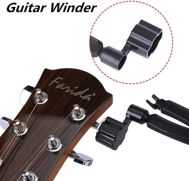 Professional Guitar String Winder Cutter and Bridge Pin Puller Guitar Repair Tool Functional 3 in 1 – product detail