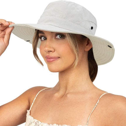 Sun Hat for Women Summer UV Protection Beach Hat Wide Brim Mesh Bucket Fishing Hat with Ponytail Hole Foldable Packable Hat
