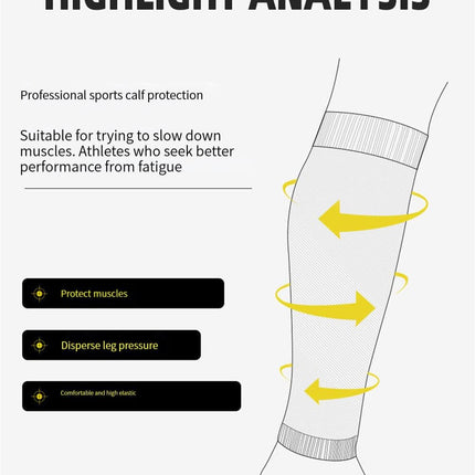 2 Pack Pro Soccer Leg Sleeves Socks/Compression for Calf - over the calf,ootball, baseball, basketball,rugby