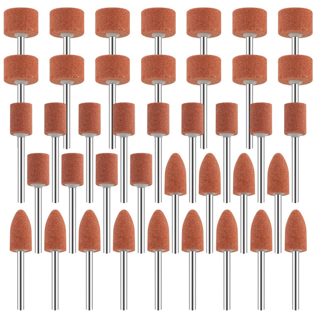 Sanding Bits for Dremel Rotary Tool Grinding Stone Sanding Drill Bits with 1/8 Shank Aluminium