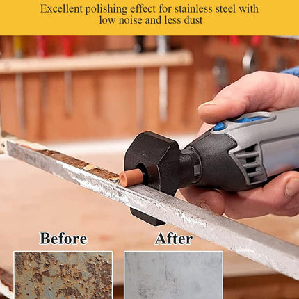 Sanding Bits for Dremel Rotary Tool, Grinding Stone Sanding Drill Bits with 1/8" Shank, Aluminium Oxide Tough Enough to Metal Rust Removal/Smoothing/Sharpening, Different Shape Meet More Needs, 42Pcs