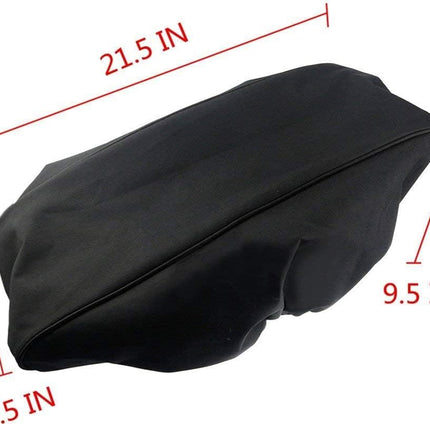 Winch Cover, Heavy Duty Waterproof Dust-Proof Winch Protection Cover, Ideal for Electric Winches 8500-17500 lbs, Indoor/Outdoor (21.5” x 9.5” x 7.5”) - Black