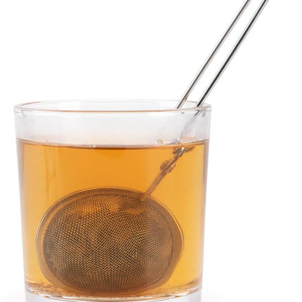 Snap Ball Tea Strainer,  3 Pack Premium Stainless Steel Tea Infuser with Handle for Loose Leaf Tea Fine Mesh Tea Balls Filter Infusers