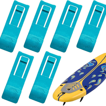 Paddle Board Fin Clips - Surfboard Fin Clips | 6 Watershed Fin Clip | Surfing Gear Fin Bracket | Fastener Base Pin Replacement Buckle Shark-Fin Device Accessories