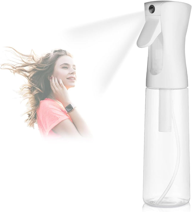 Continuous Spray Bottle for Hair (10.1oz/300ml) Home Essentials Spray Bottles For Cleaning Empty