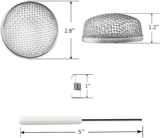 RV Furnace Vent Insect Screen Cover 2 Pack with Installation Tool Durable Mesh RV Flying – product detail