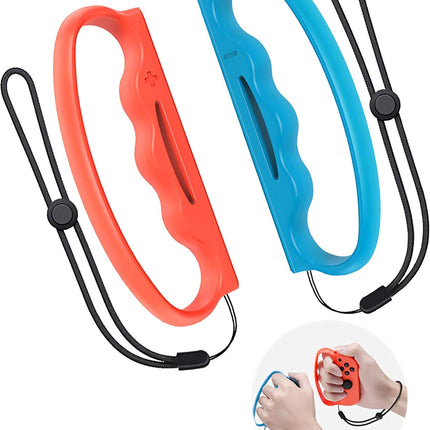 Grips for Nintendo Switch Fitness Boxing, Fit Boxing Clasp Accessories Handle for Adults and Children, for finger arcs, non-slip, making your boxing game experience smoother