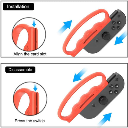Grips for Nintendo Switch Fitness Boxing, Fit Boxing Clasp Accessories Handle for Adults and Children, for finger arcs, non-slip, making your boxing game experience smoother