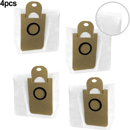 Vacuum Cleaner 4pcs Dust Bags. Compatible For Laresar L6 Nex. Robot Vacuum Cleaner Spare Parts Replacement Accessories