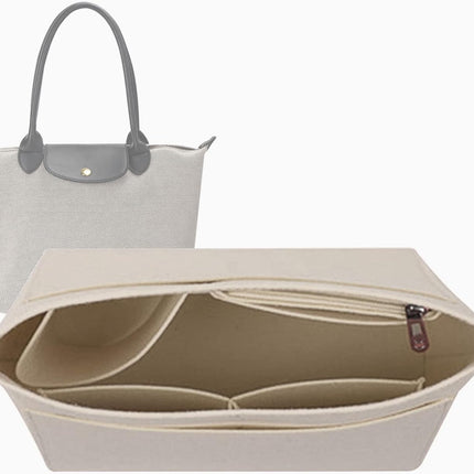tote insert organizer bags for longchamp bag women le pliage tote organizer 1028beige-L