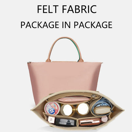 tote insert organizer bags for longchamp bag women le pliage tote organizer 1028beige-L