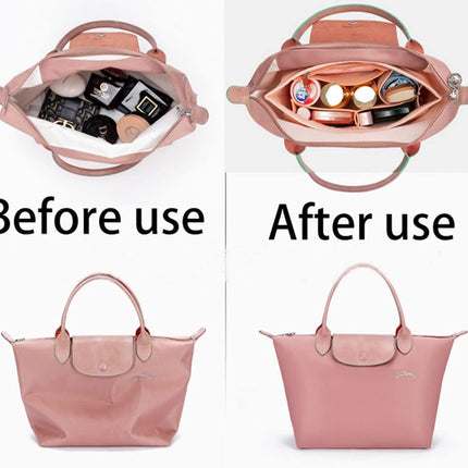 tote insert organizer bags for longchamp bag women le pliage tote organizer 1028beige-L