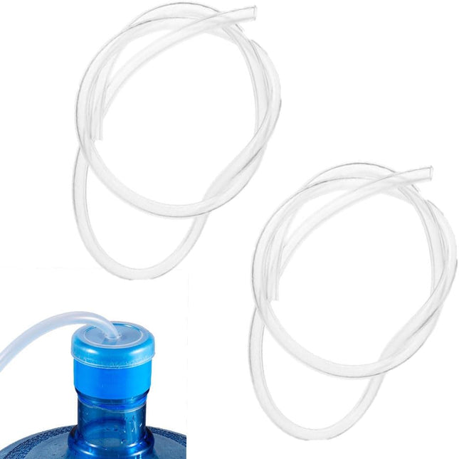 2 Pcs Silicone Tubing Hose for Automatic Drinking Water Pump Replacement Compatible with Electric