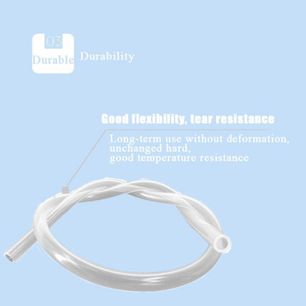 2 Pcs Silicone Tubing Hose for Automatic Drinking Water Pump Replacement Compatible with Electric Water Dispenser, Water Bottle Pump, and Water Purifiers for Efficient Water Dispensing