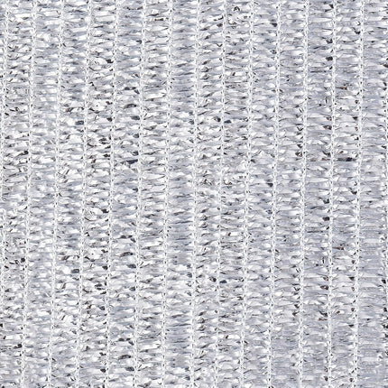 70% Aluminet Shade Cloth 6.5 ft x 10 ft-Fabric Sun Block Sun Reflect-Free 12pcs 6" Ball Bungee