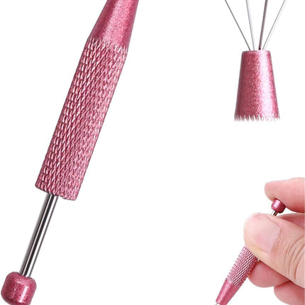 Piercing Assistant Pen, Piercing Ball Grabber Tool, Diamond Claw Tweezers, 4 Claw Jeweler's Pick Up Tool, Piercing Tools for Changing Jewelry, Grabber for Tiny Objects (1PCS)
