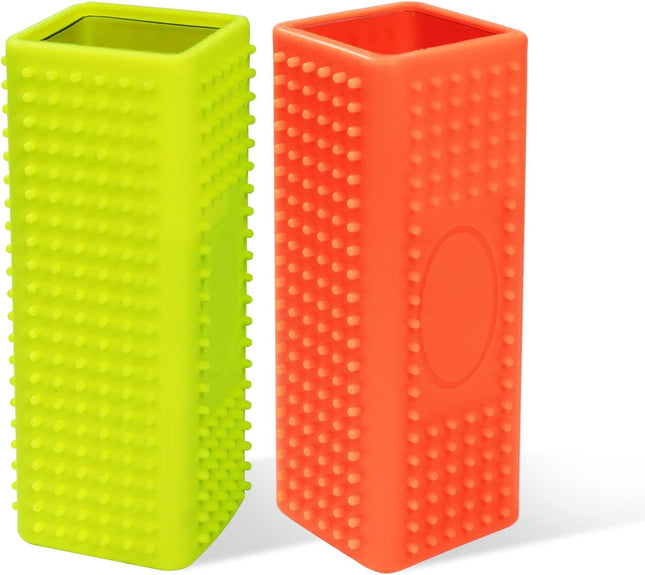 2 PCS Silicone Pet Hair Remover Reusable Rubber Pet Hair Block Roller Cleaner for Carpet Couch Furniture