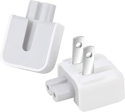 2Pcs Mac AC Wall Adapter Plug Duckhead – US Standard Wall Charger with Power Cord for MacBook, iBook, iPhone & iPod,Replacement AC Power Adapter Brick