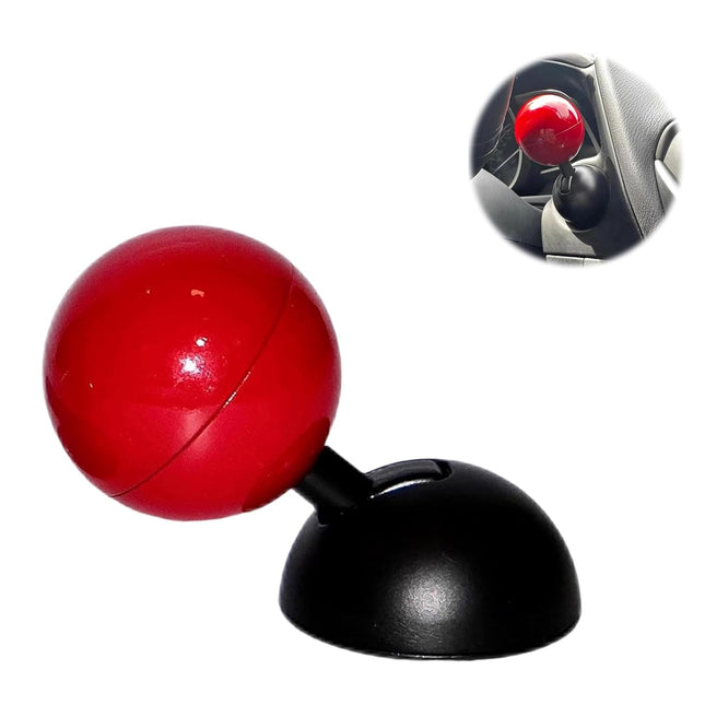 Car Push Start Button Cover Engine Start/Stop Joystick Ball Universal Starter Decorative Accessories (Red)