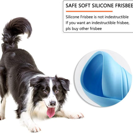5 Pack Dog Frisbee,Dog Flying Disc Puppy Flyer Toy React Faster Training Interactive Toys for Small Medium Dog Lightweight Floating Saucer