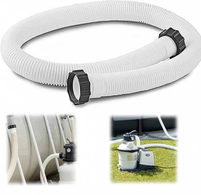 1.5 Diameter Pool Pump Replacement Hose Compatible with Intex 1500-2500 GPH Pumps Sand Filters &