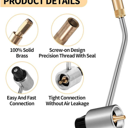 5430 Stove Pressure Regulator Replacement Part for Coleman Propane Stoves,Solves Gas Pressure Issues Camping Grill/Stove Connector for 1LB Propane Fuel Cylinder